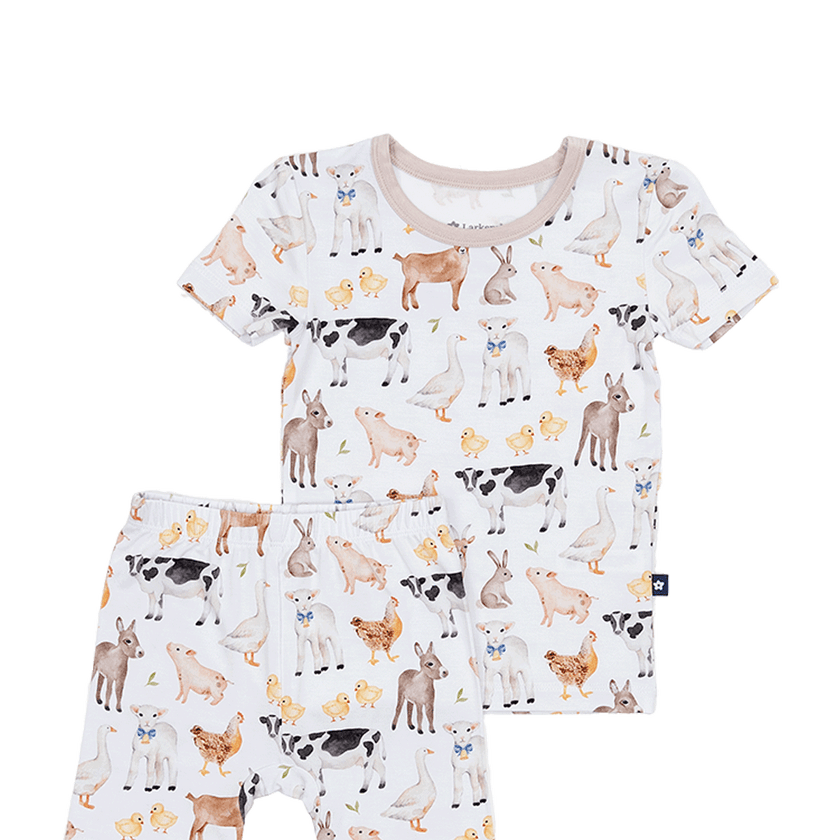 Short PJ Set in Funny Farm