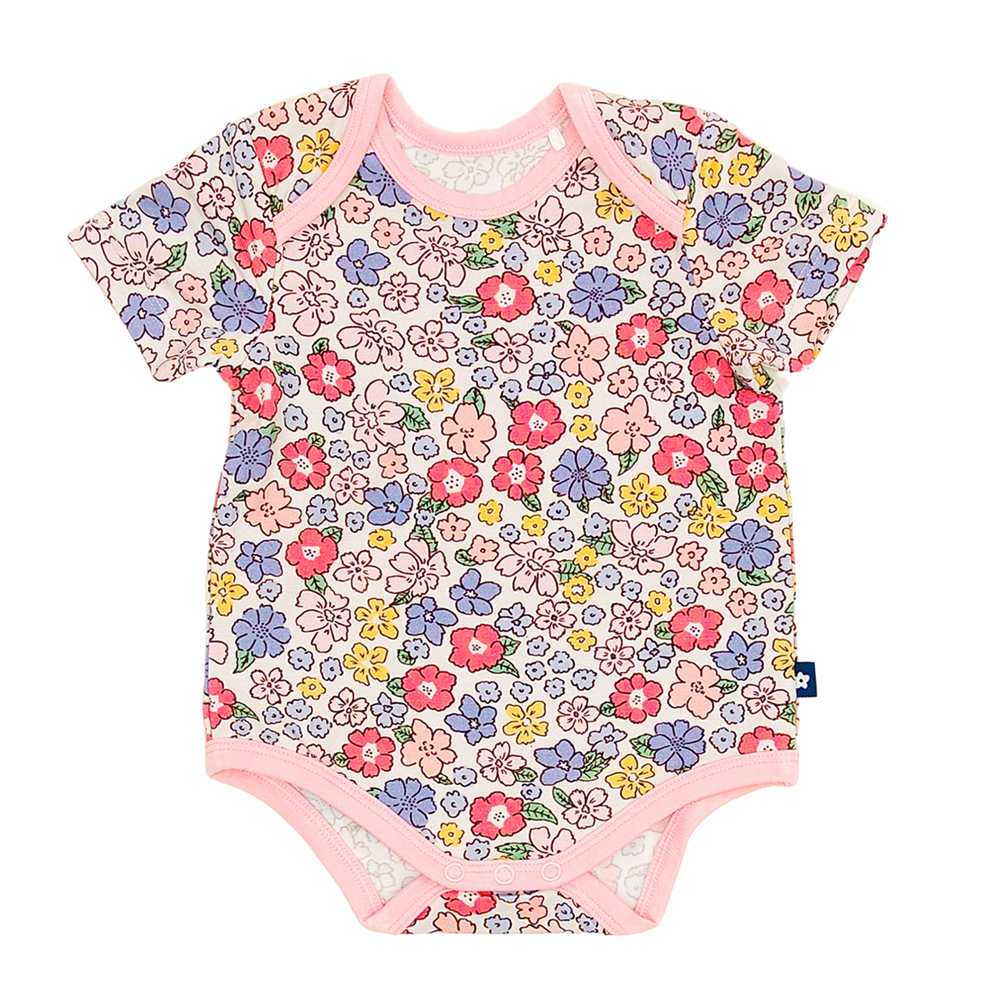 Short Sleeve Bodysuit in Ditsy Delight