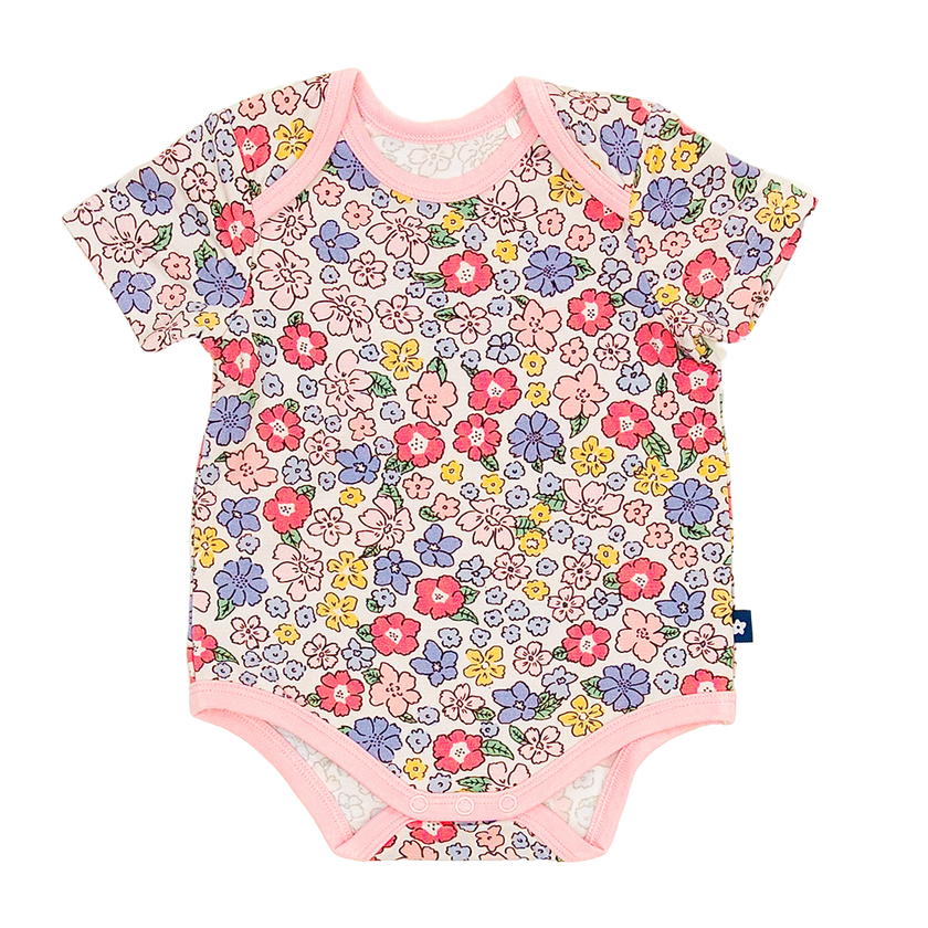 Short Sleeve Bodysuit in Ditsy Delight