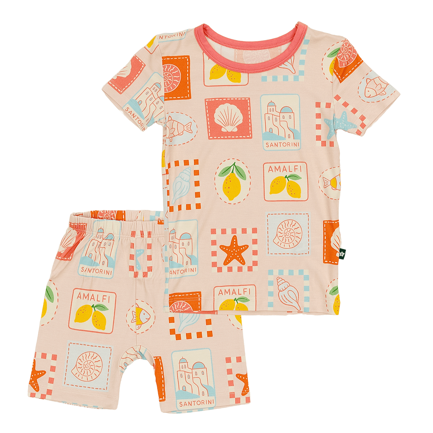 Short PJ Set in Amalfi Dreams