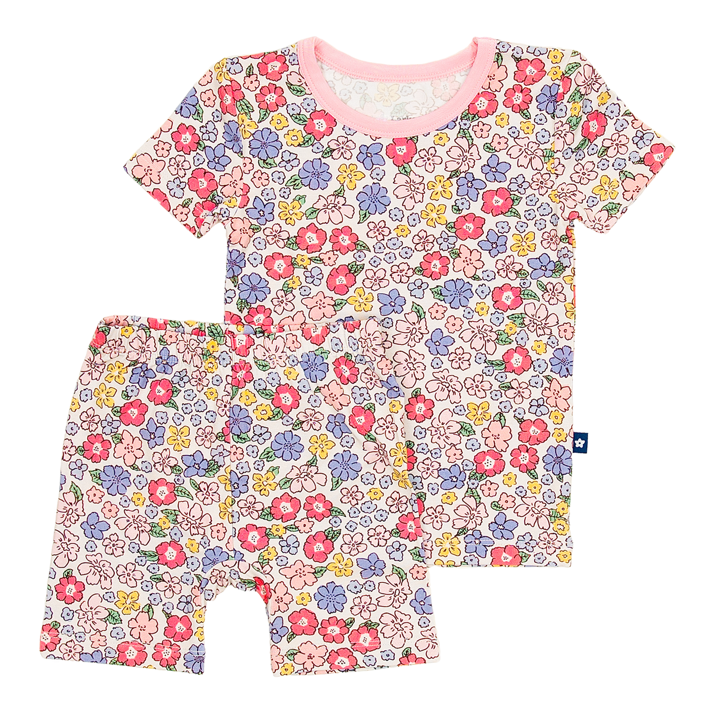 Short PJ Set in Ditsy Delight