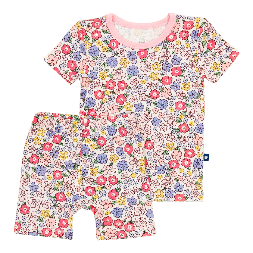 Short PJ Set in Ditsy Delight