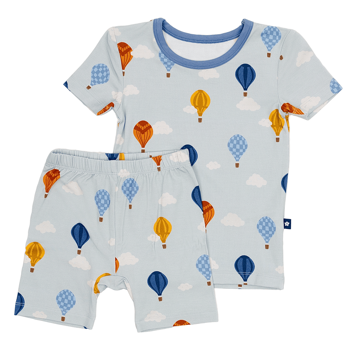 Short PJ Set in Hot Air Balloons