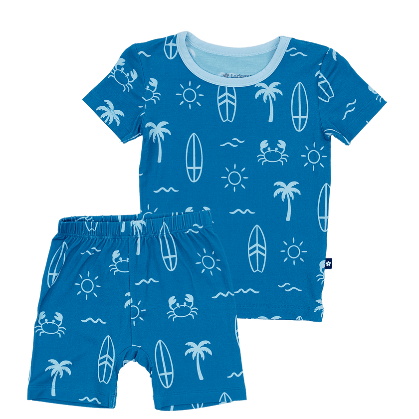 Short PJ Set in Surf Club