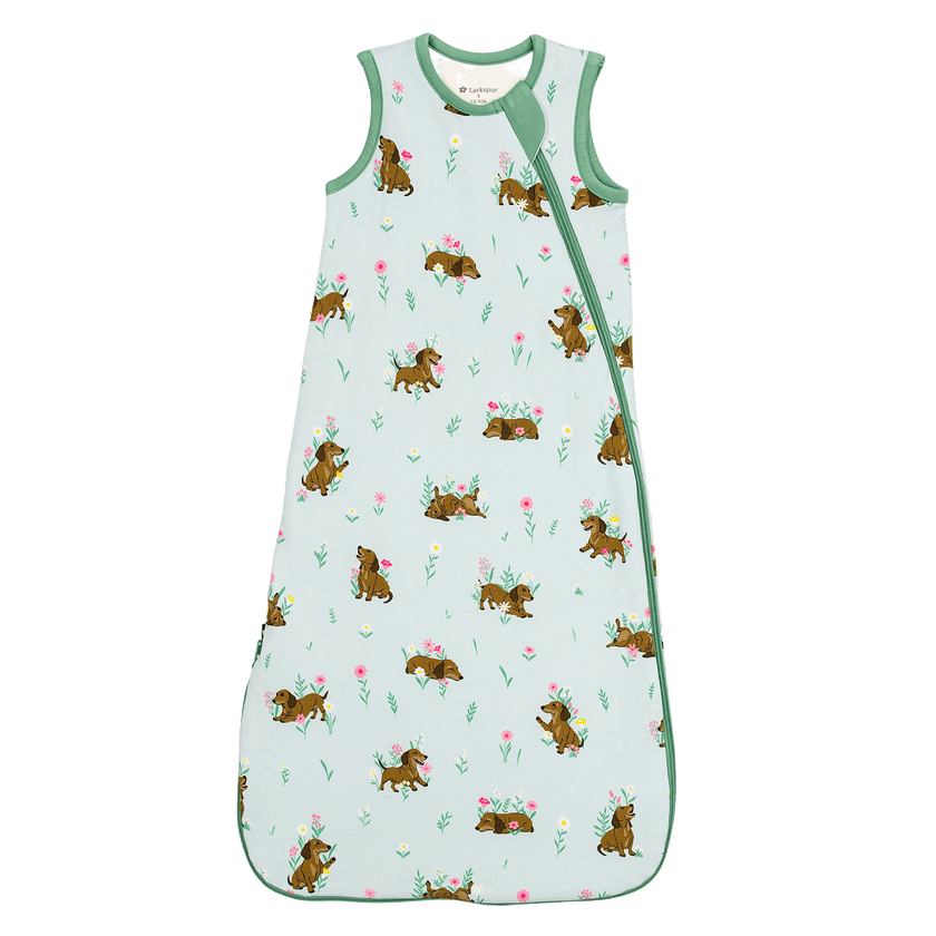 Sleep Sack in Dachshund Garden 1.0 TOG