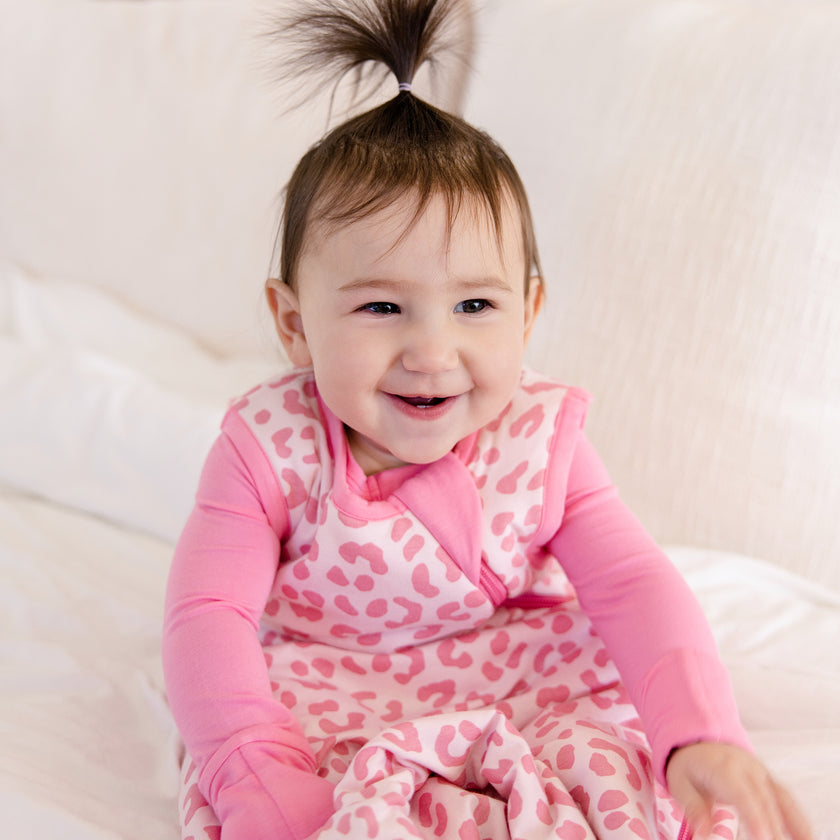Sleep Sack in Pink Leopard 1.0 TOG