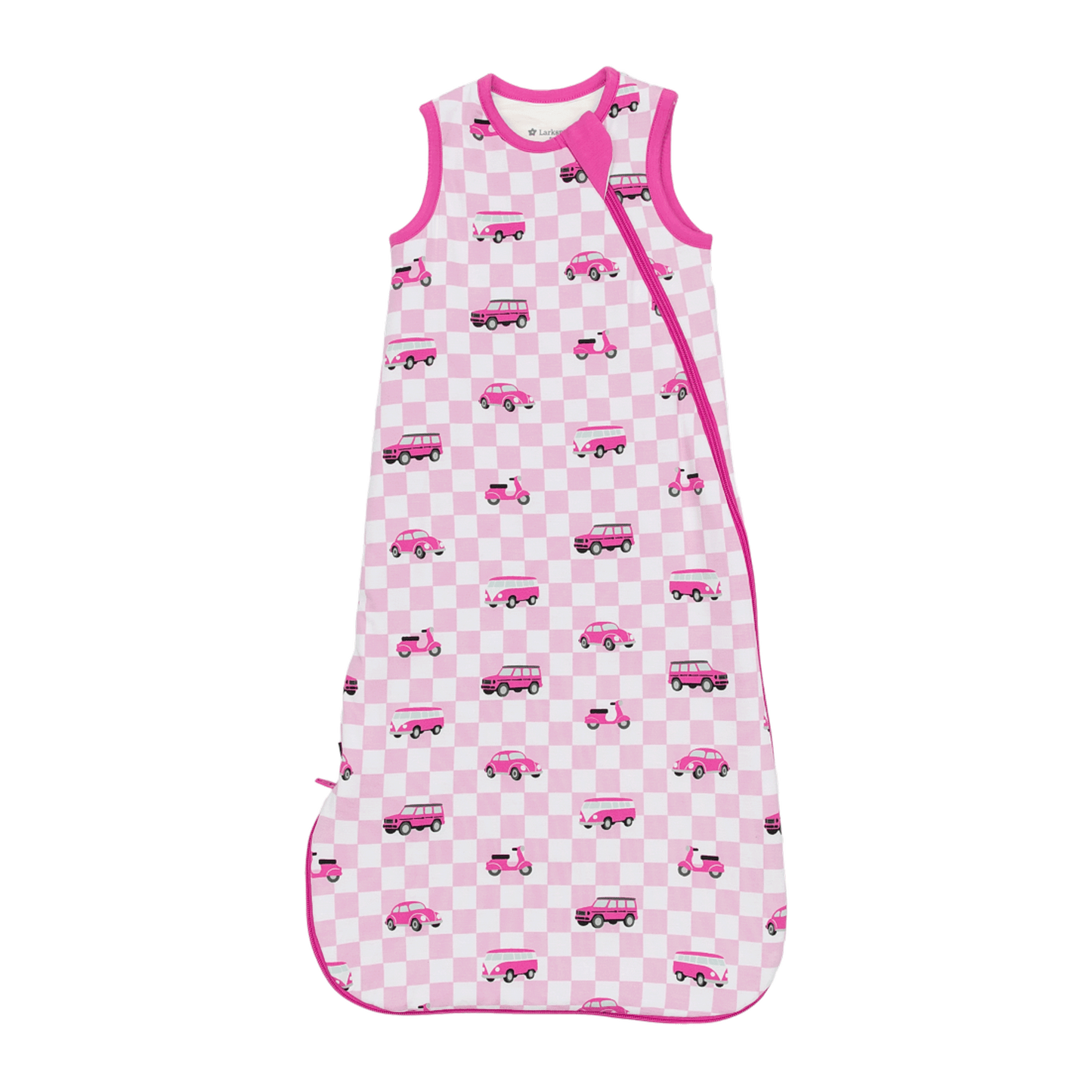Sleep Sack in Pink Wheels 1.0 TOG