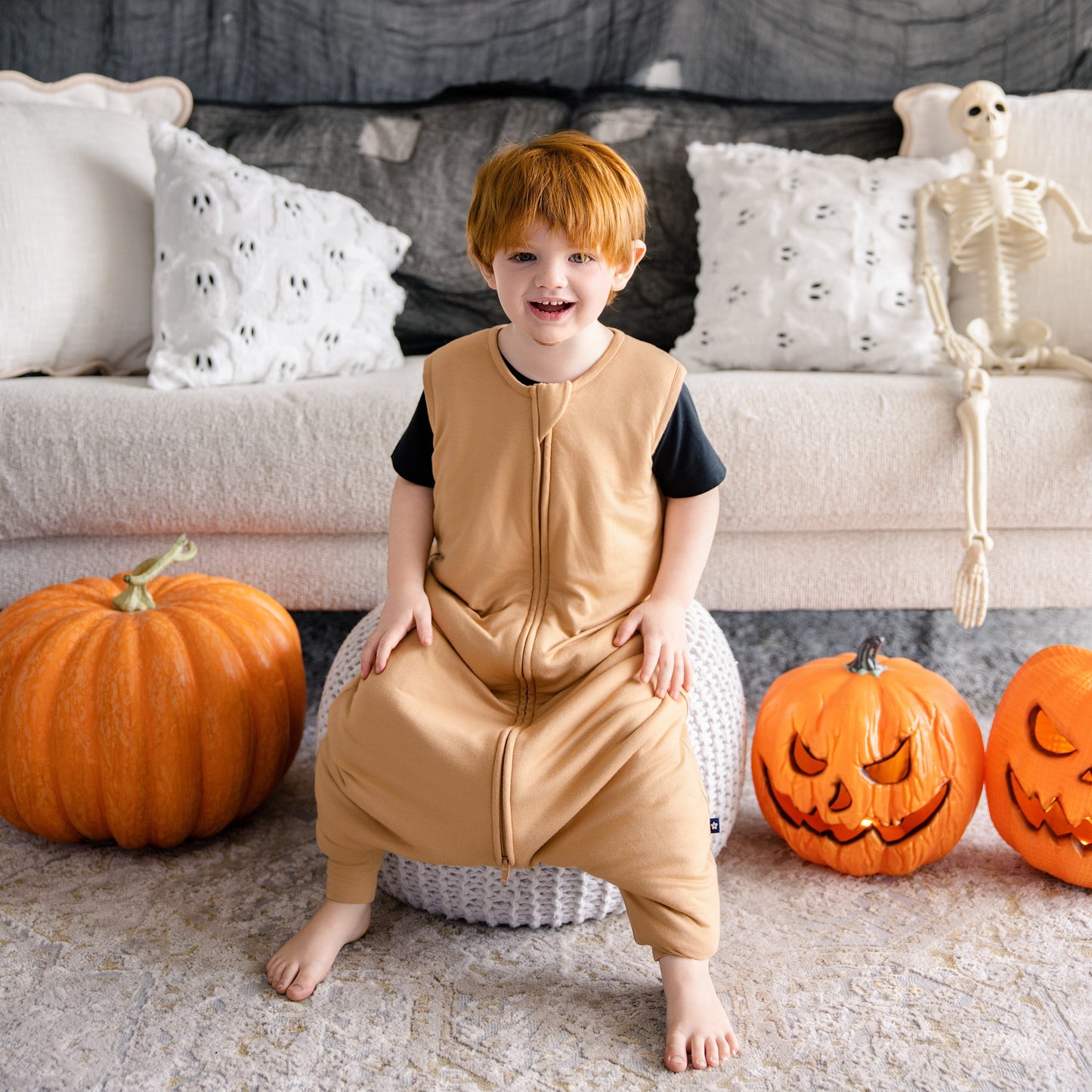 Sleep Sack Walker in Pumpkin Pop 1.0 TOG