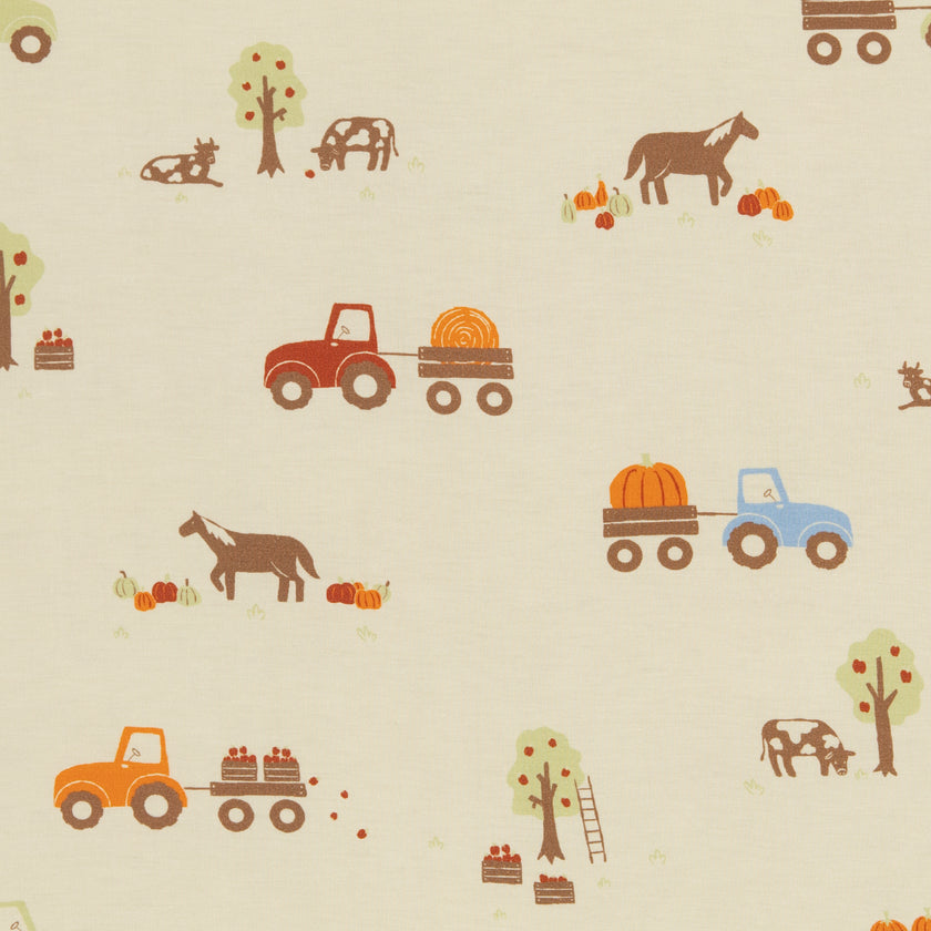 Convertible Footed Romper in Autumn Harvest