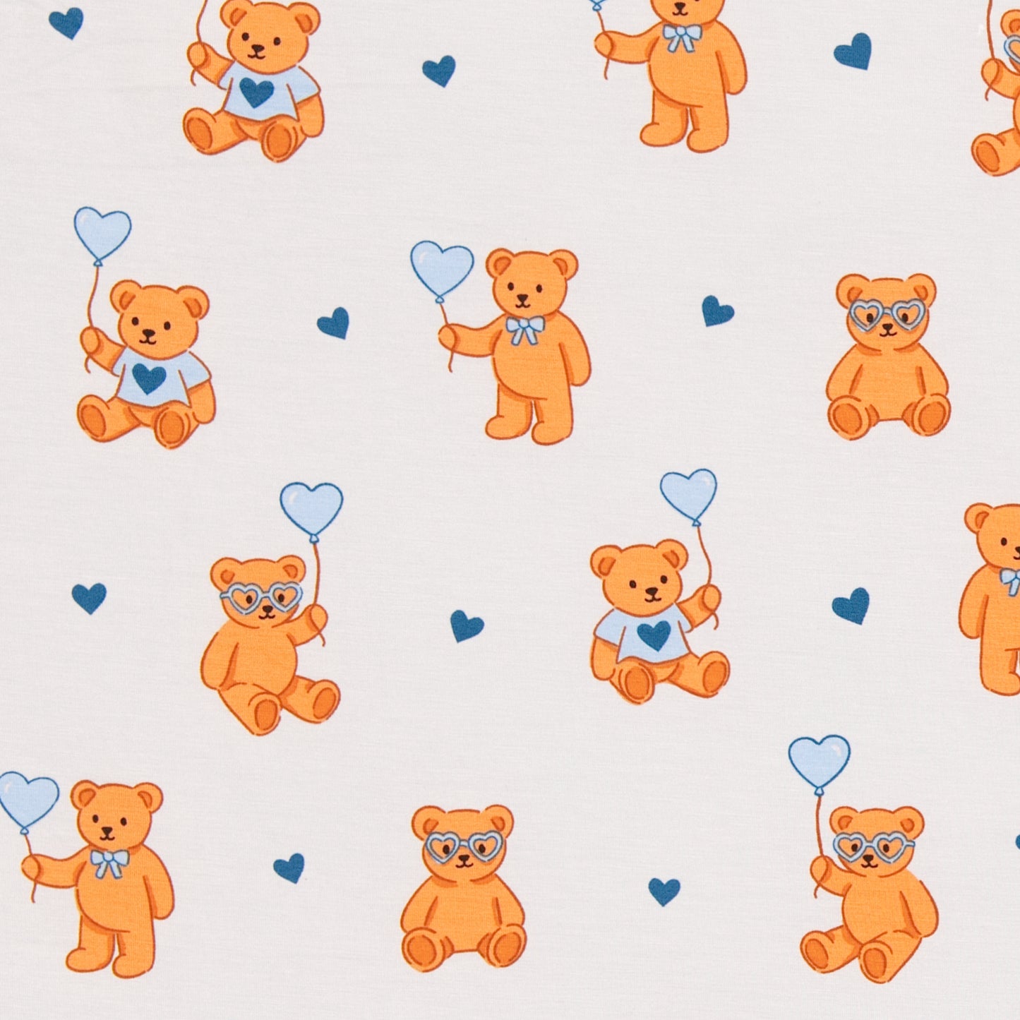 Zip Hoodie in Bluebeary