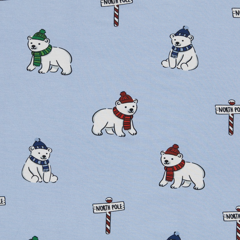 Convertible Footed Romper in Chillin' with Bears