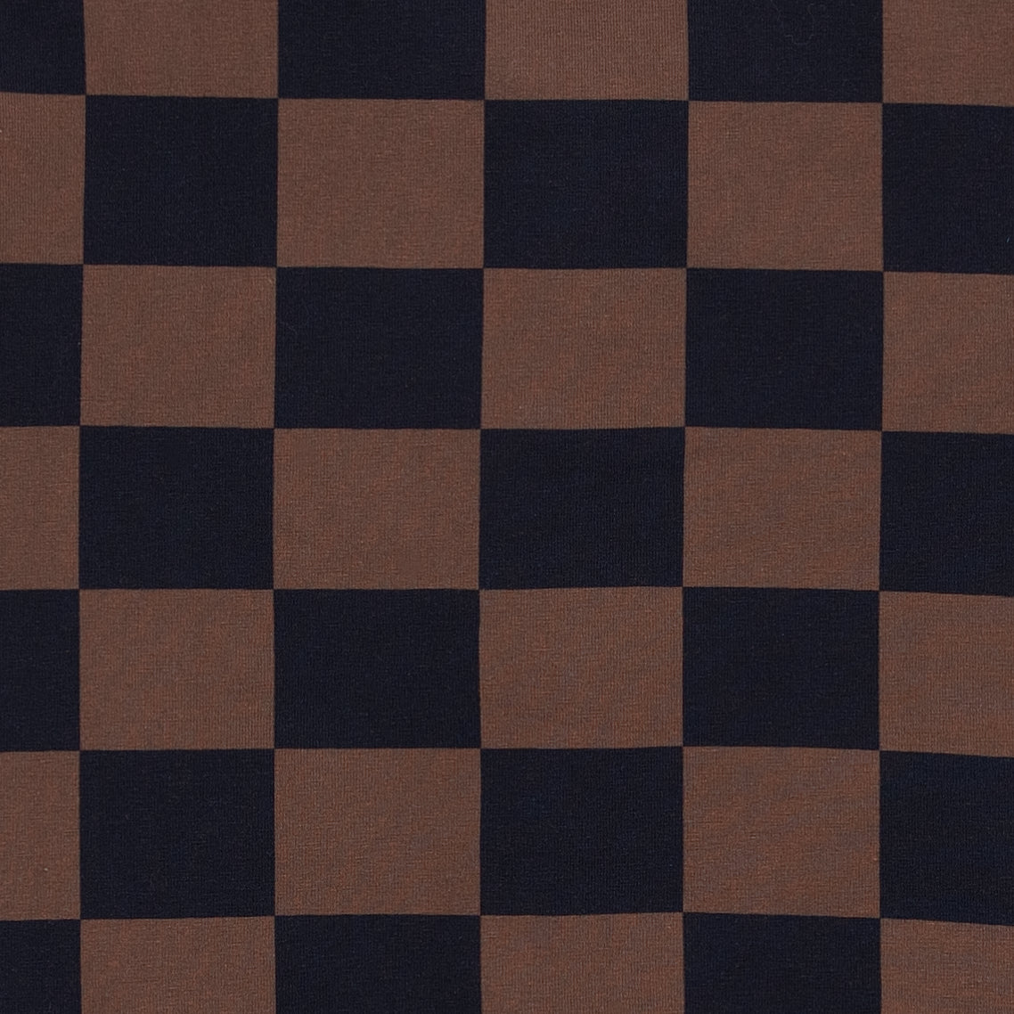 Everyday Crew Neck Tee in Cocoa Check