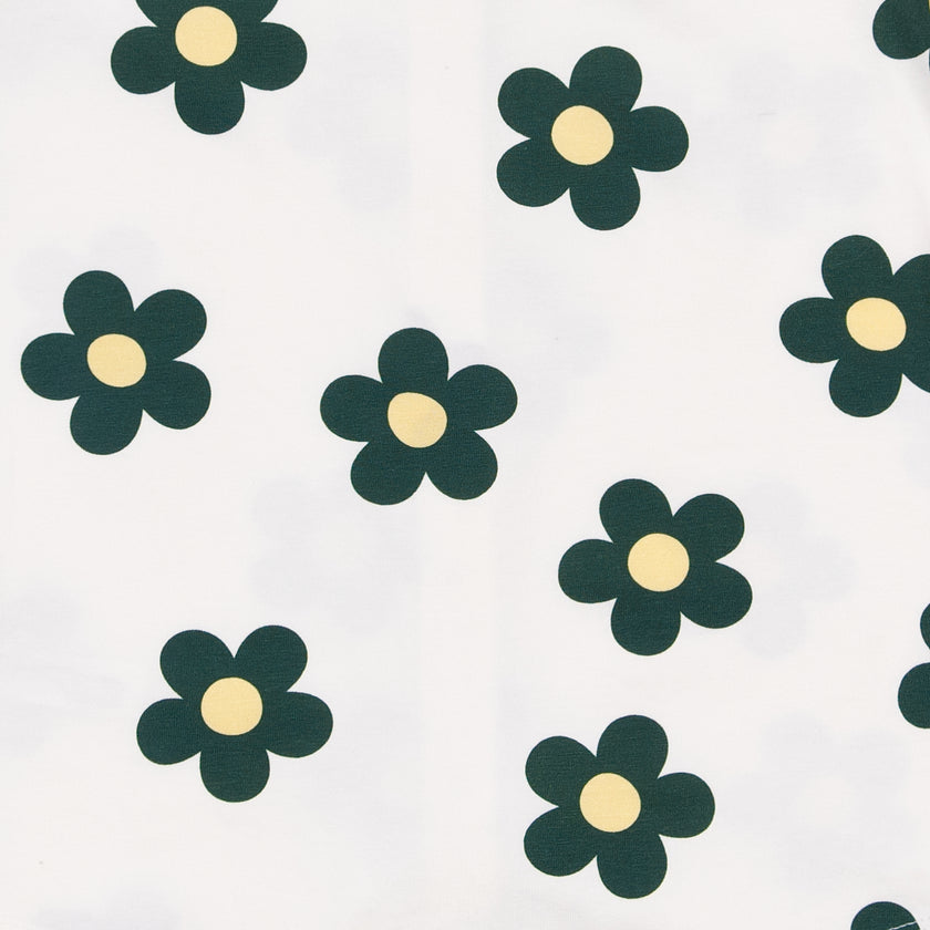 Collared Button Up Shirt in Flower Power