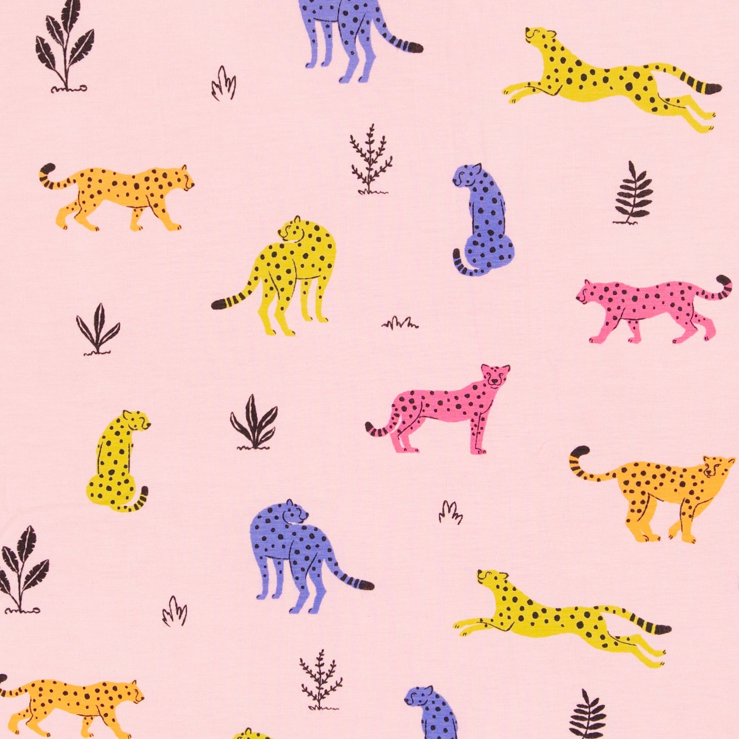 Convertible Footed Romper in Jungle Cat