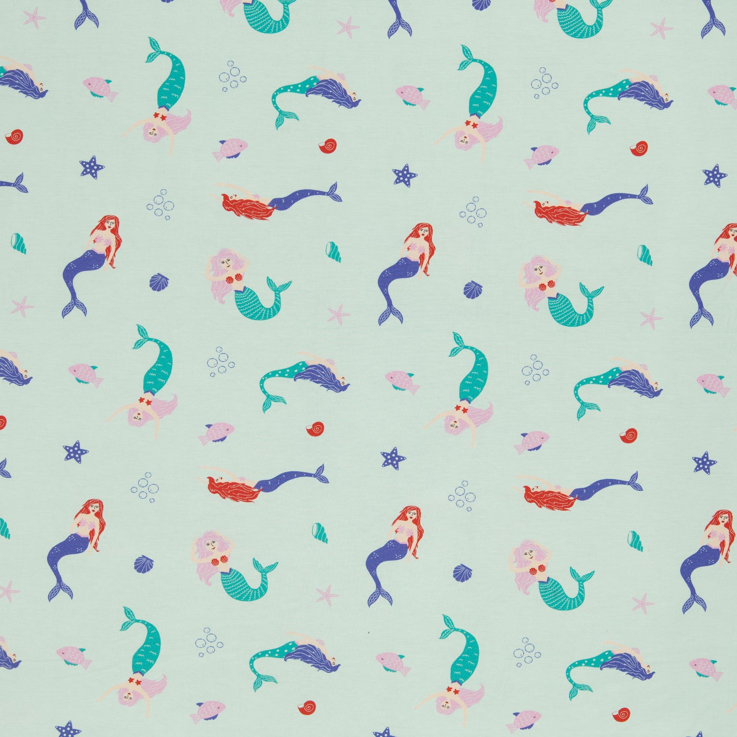 Long PJ Set in Mermaids
