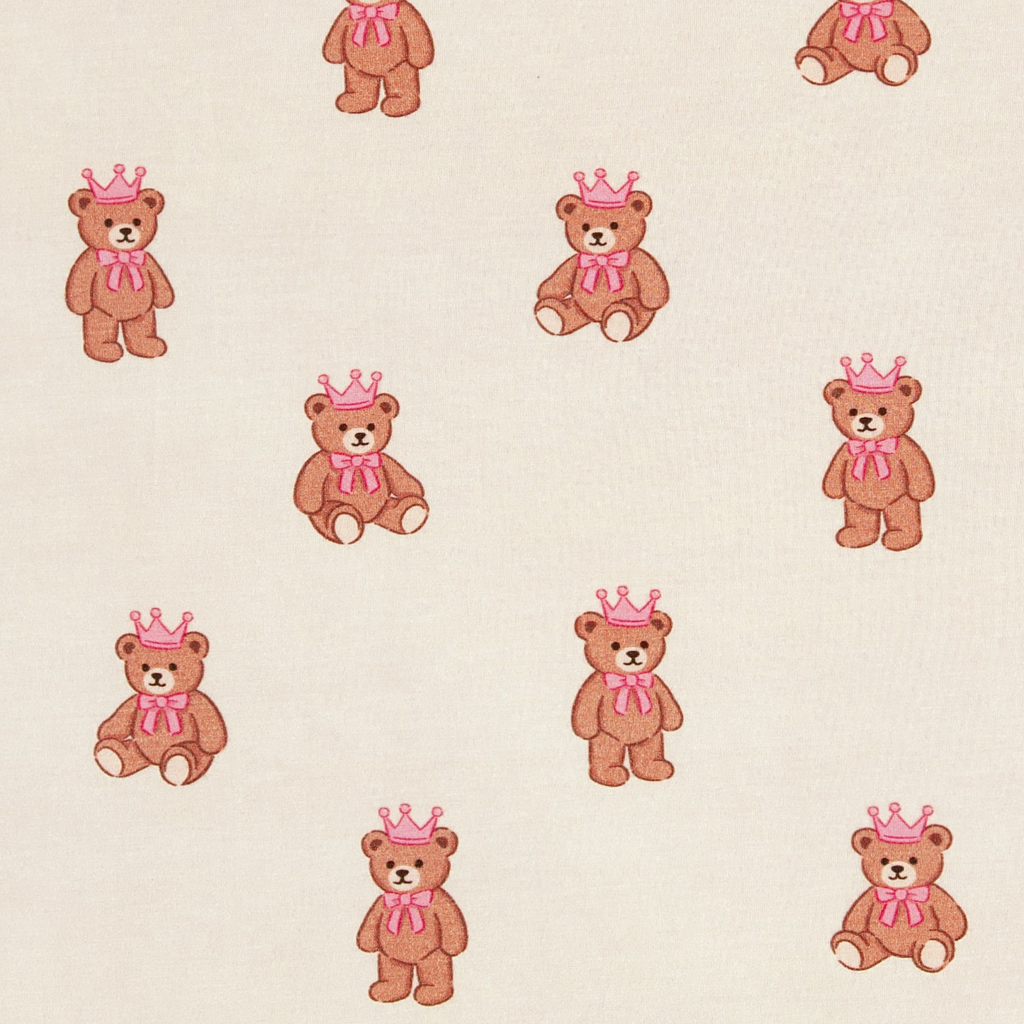 Long Sleeve Jogger Set in Princess Bear