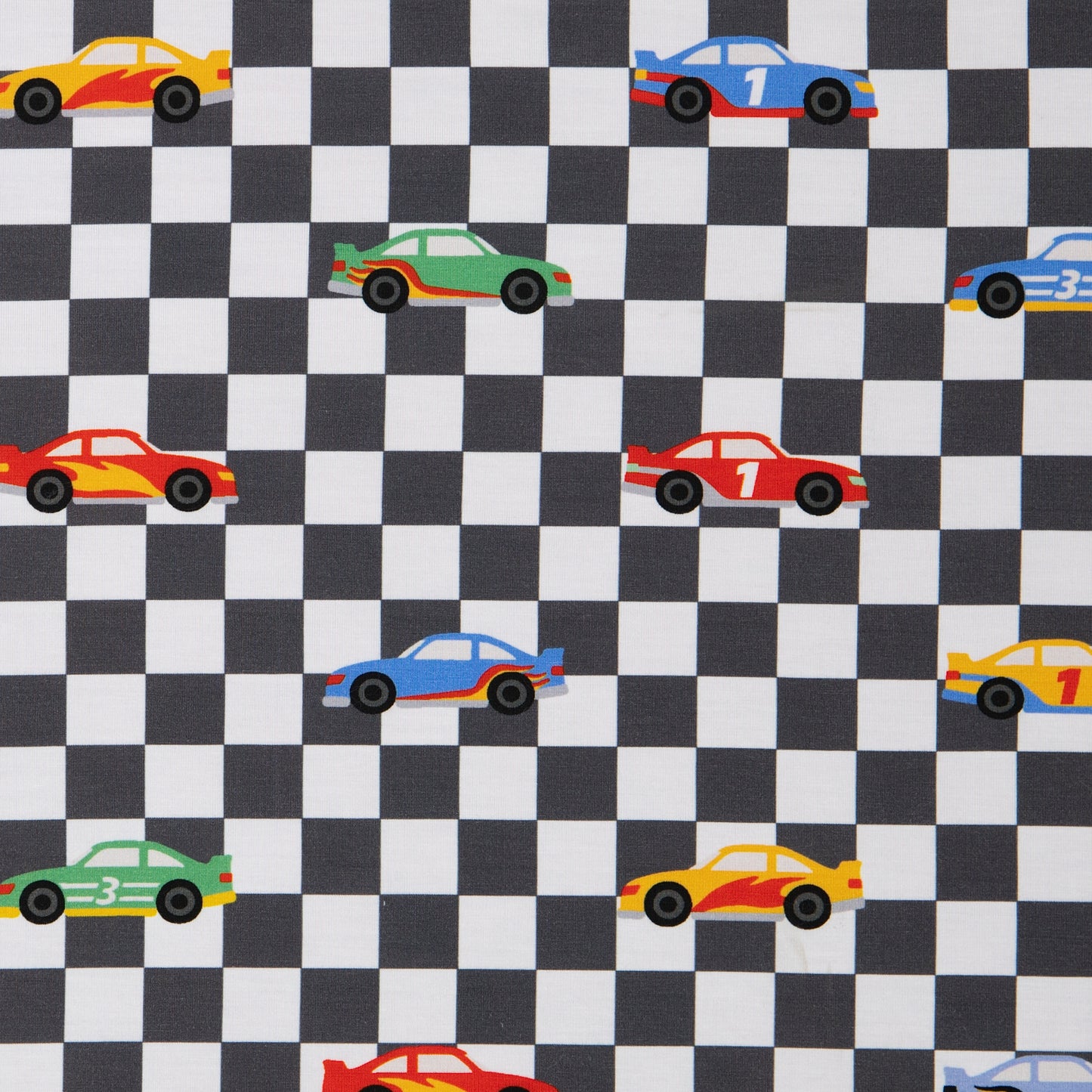 Convertible Footed Romper in Race Day