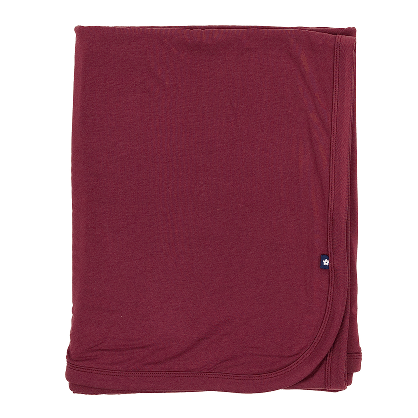 Toddler Blanket in Burgundy