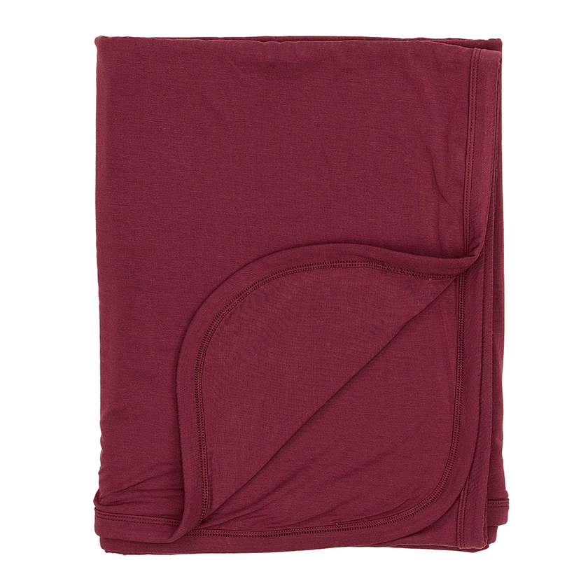 Toddler Blanket in Burgundy