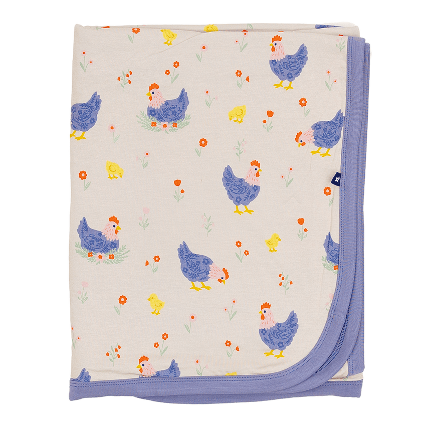 Toddler Blanket in Chick and Cluck