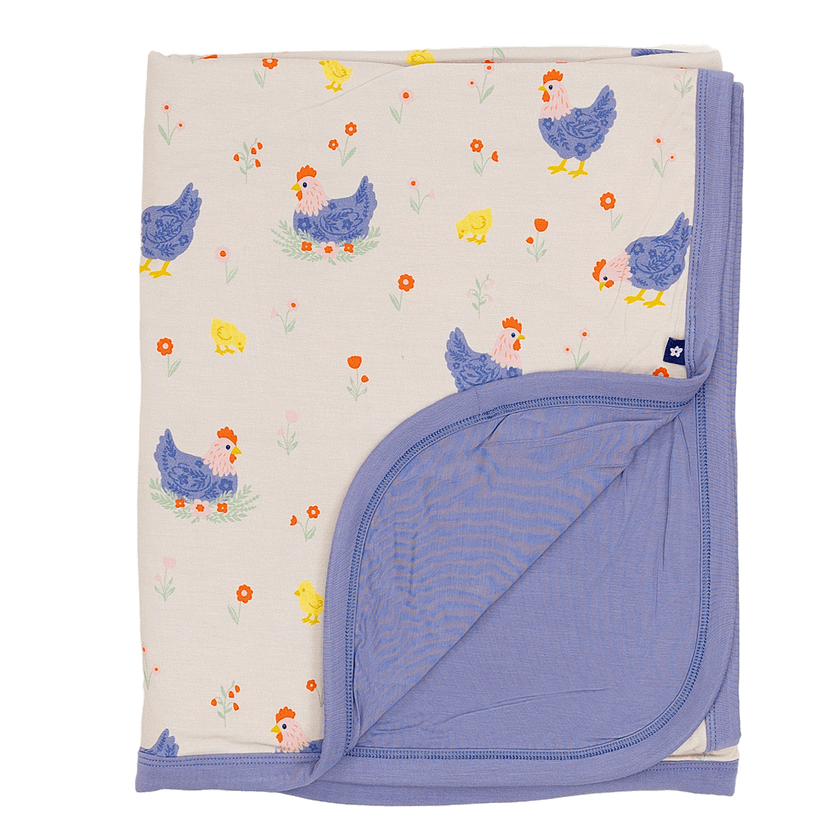 Toddler Blanket in Chick and Cluck