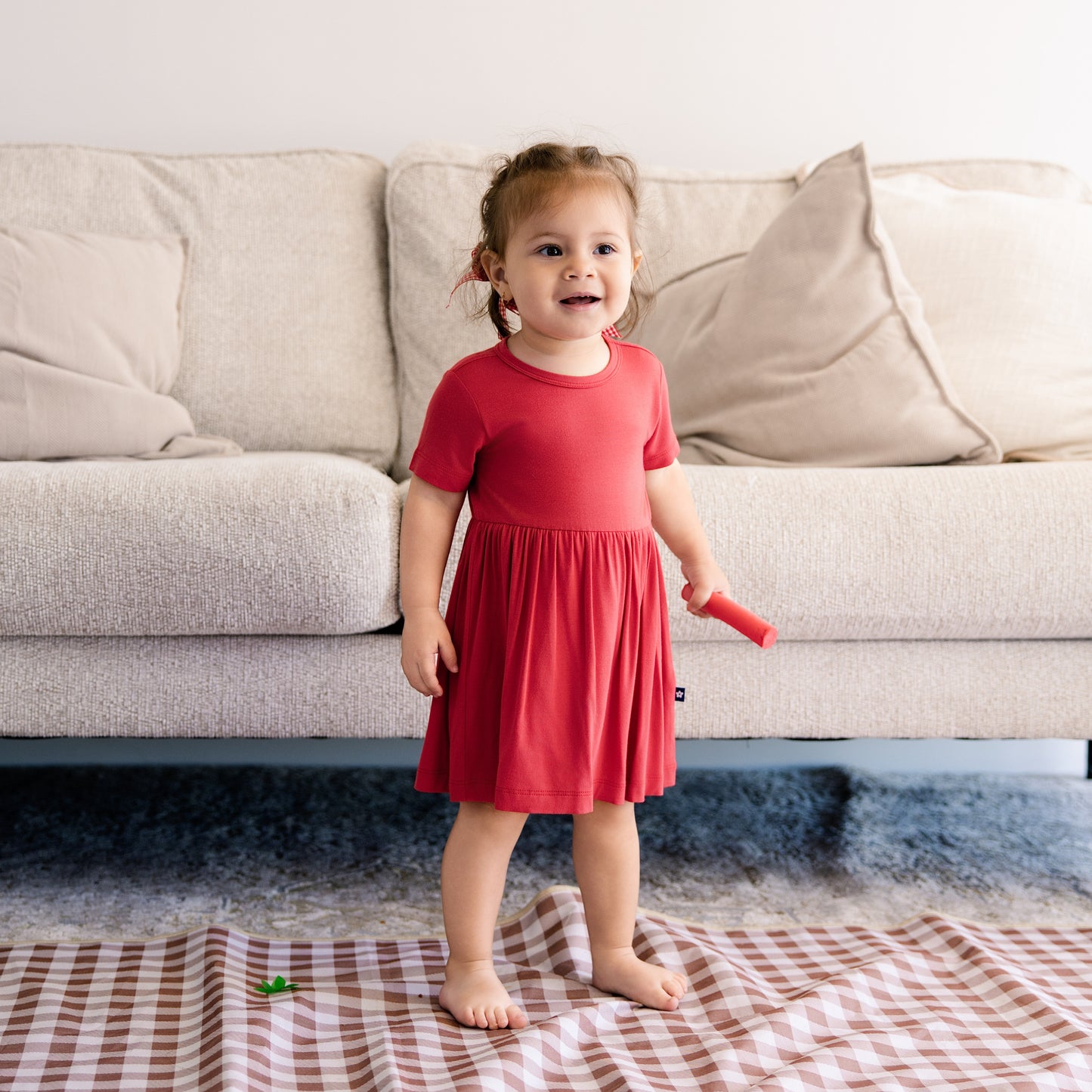 Twirl Dress in Berry Kiss
