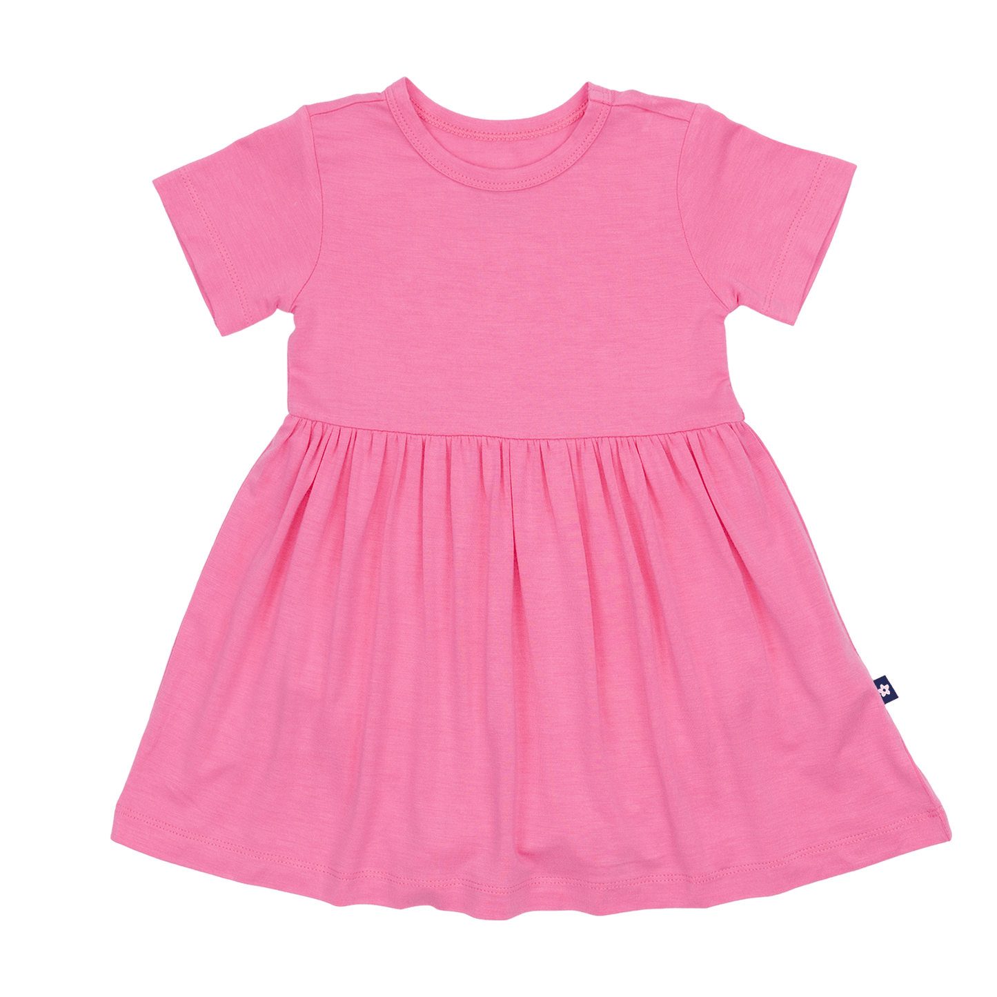 Twirl Dress in Pawprint Petal