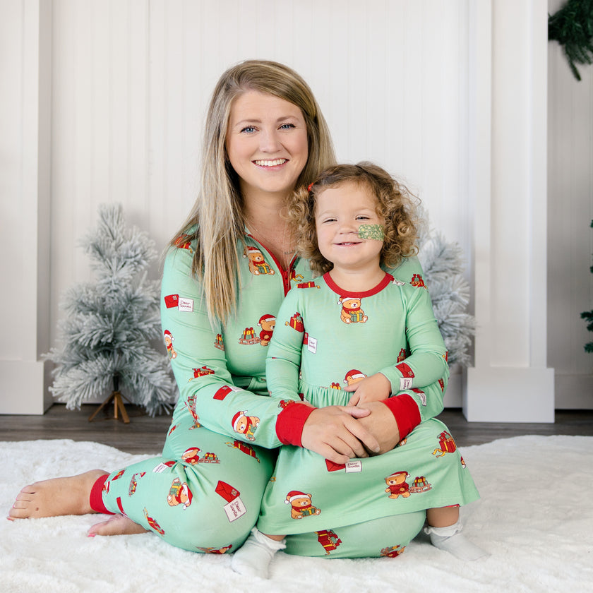 Women's Jumpsuit in Dear Santa