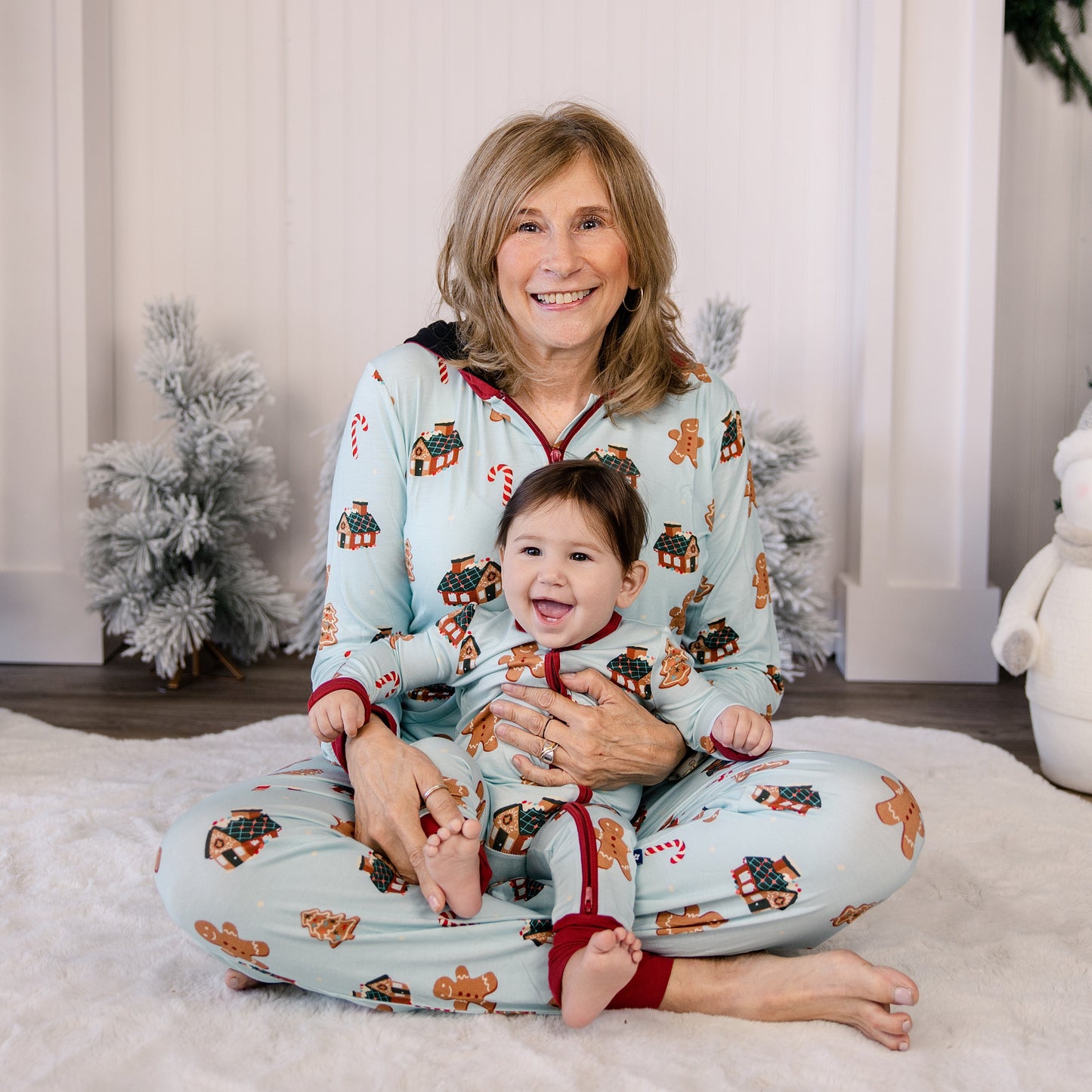 Women's Jumpsuit in Gingerbread Lane