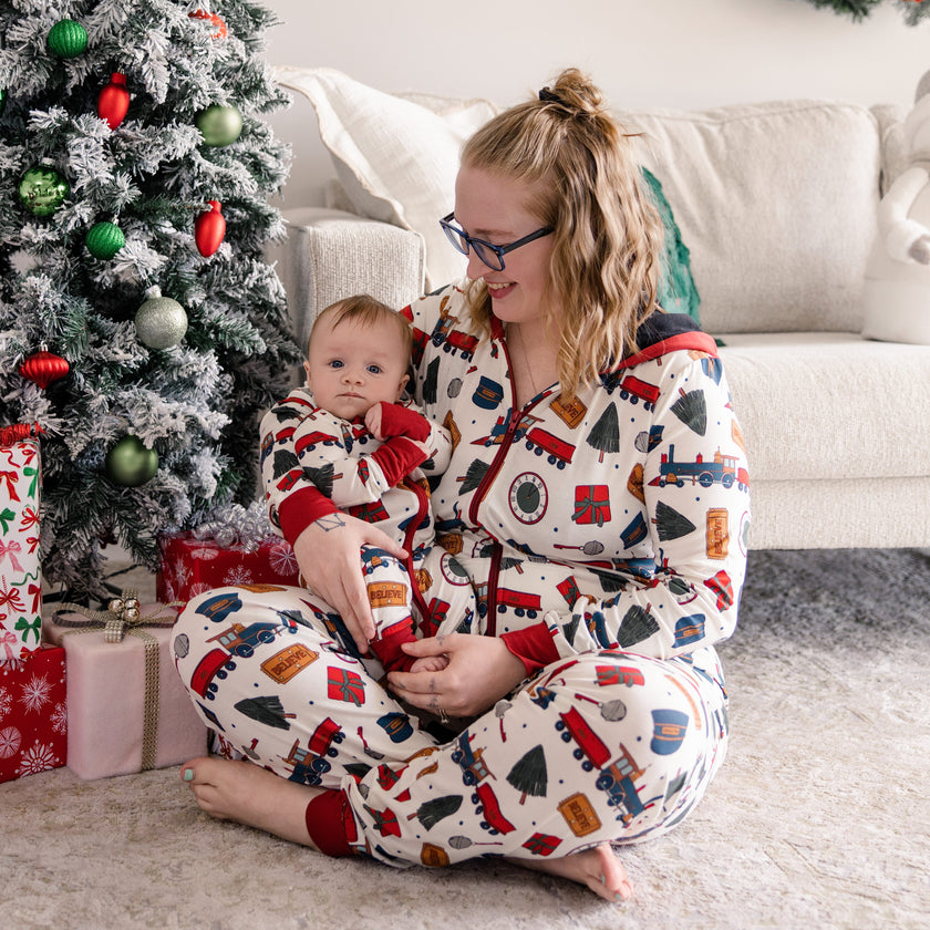 Women's Jumpsuit in Holiday Express