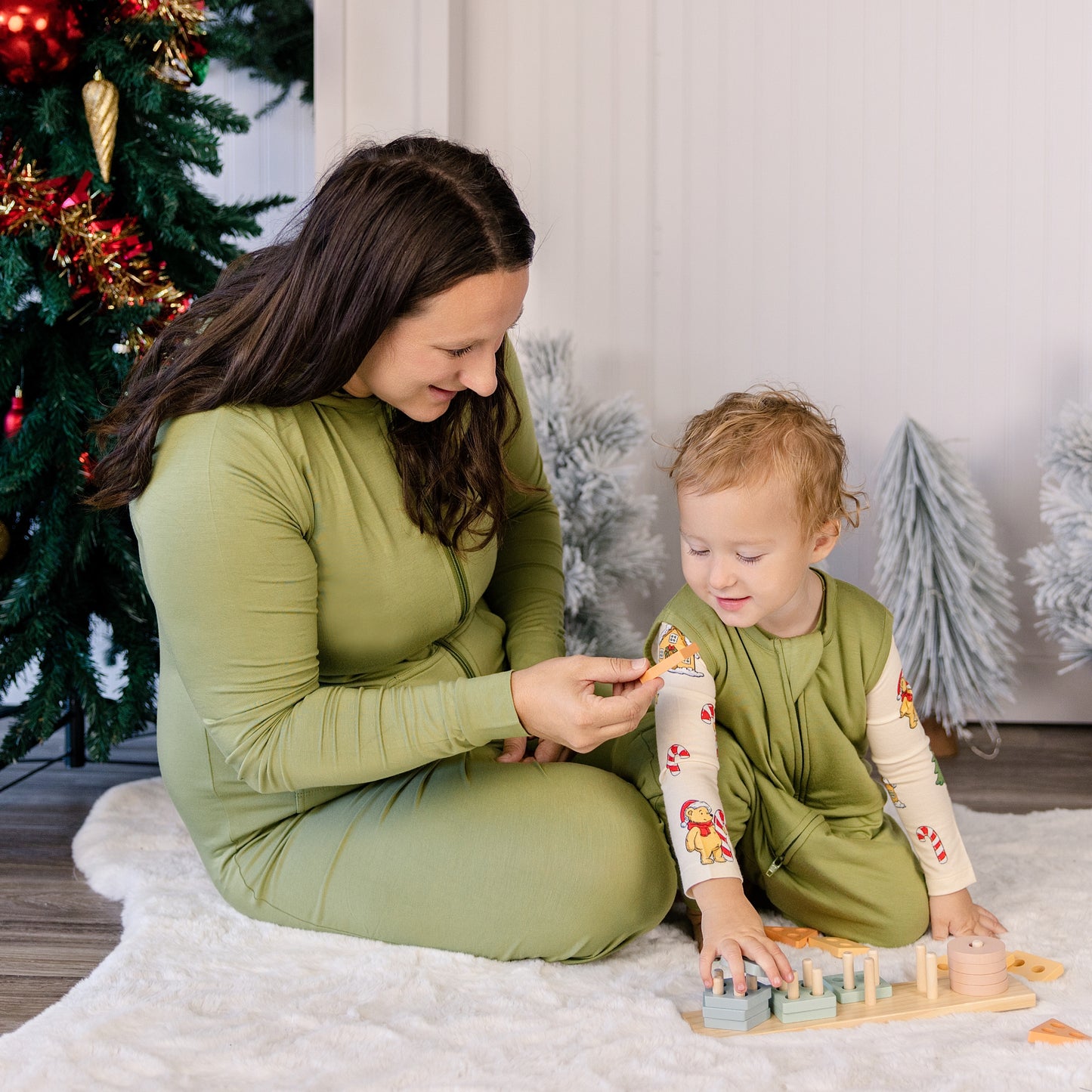 Women's Jumpsuit in North Pole Pine