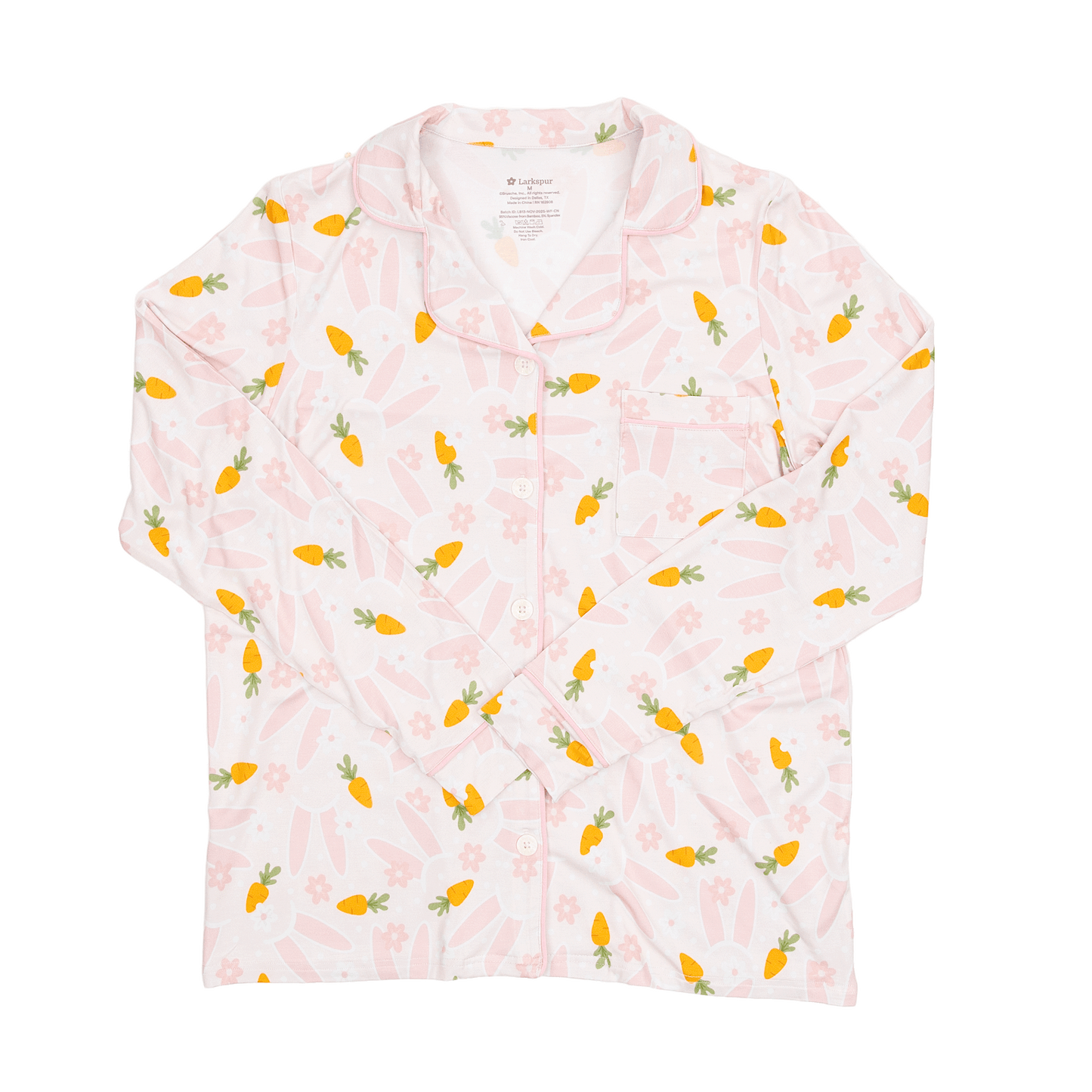 Women's Long Pajama Set in Honey Bunny