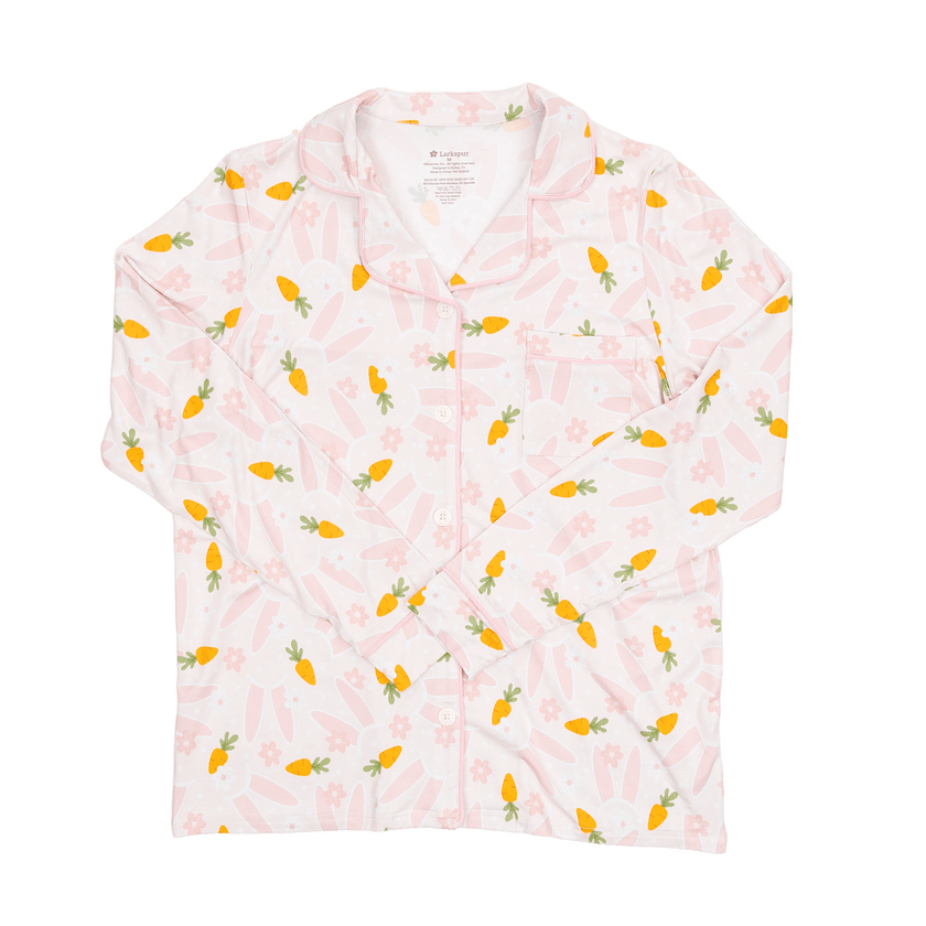 Women's Long Pajama Set in Honey Bunny