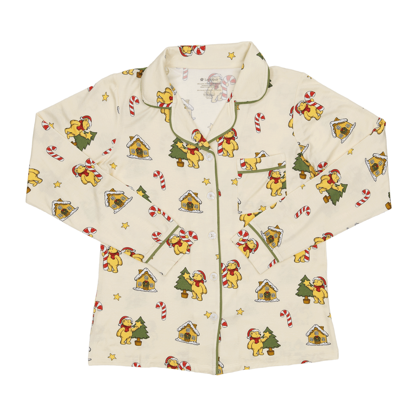 Women's Long Pajama Set in Beary Merry Christmas