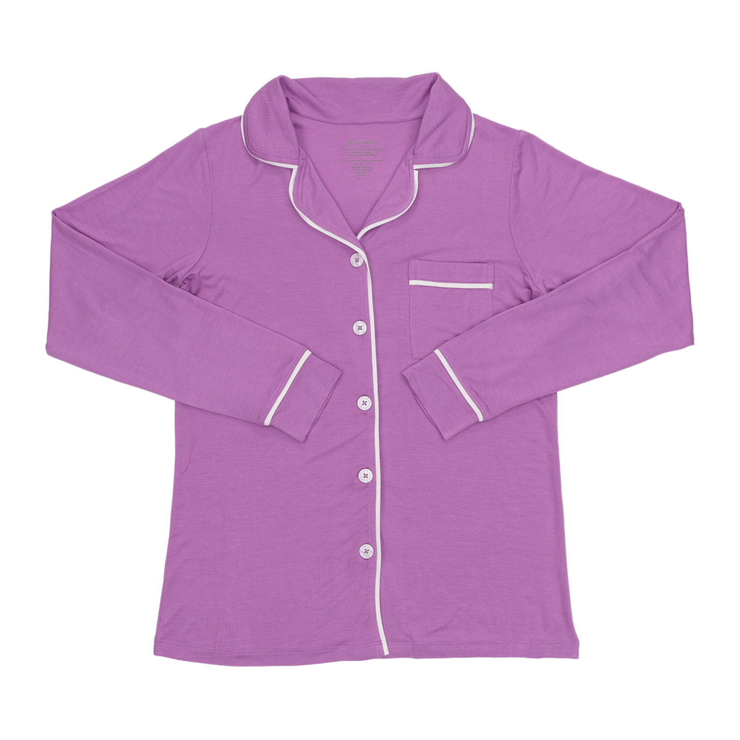 Women's Long Pajama Set in Lilac Dust
