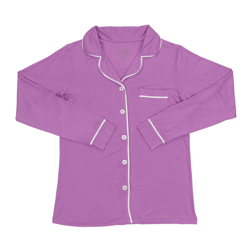 Women's Long Pajama Set in Lilac Dust