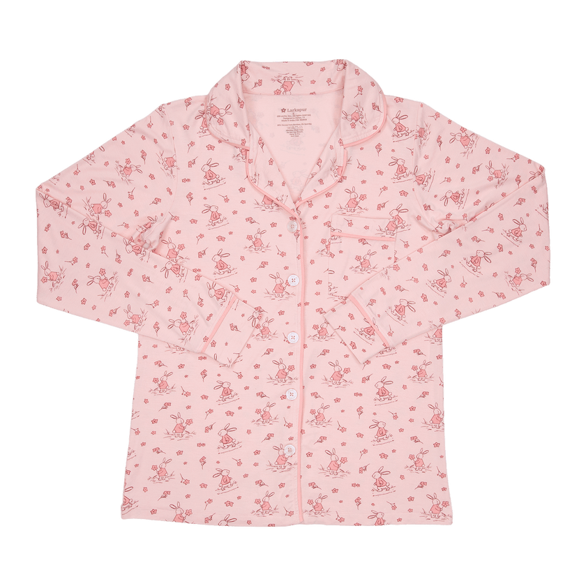 Women's Long Pajama Set in Bunny Blossoms