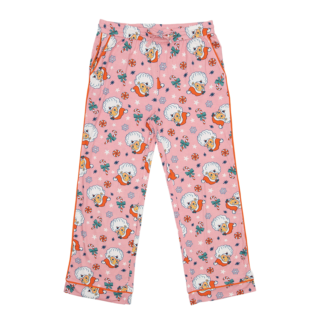 Women's Long Pajama Set in Santa Baby