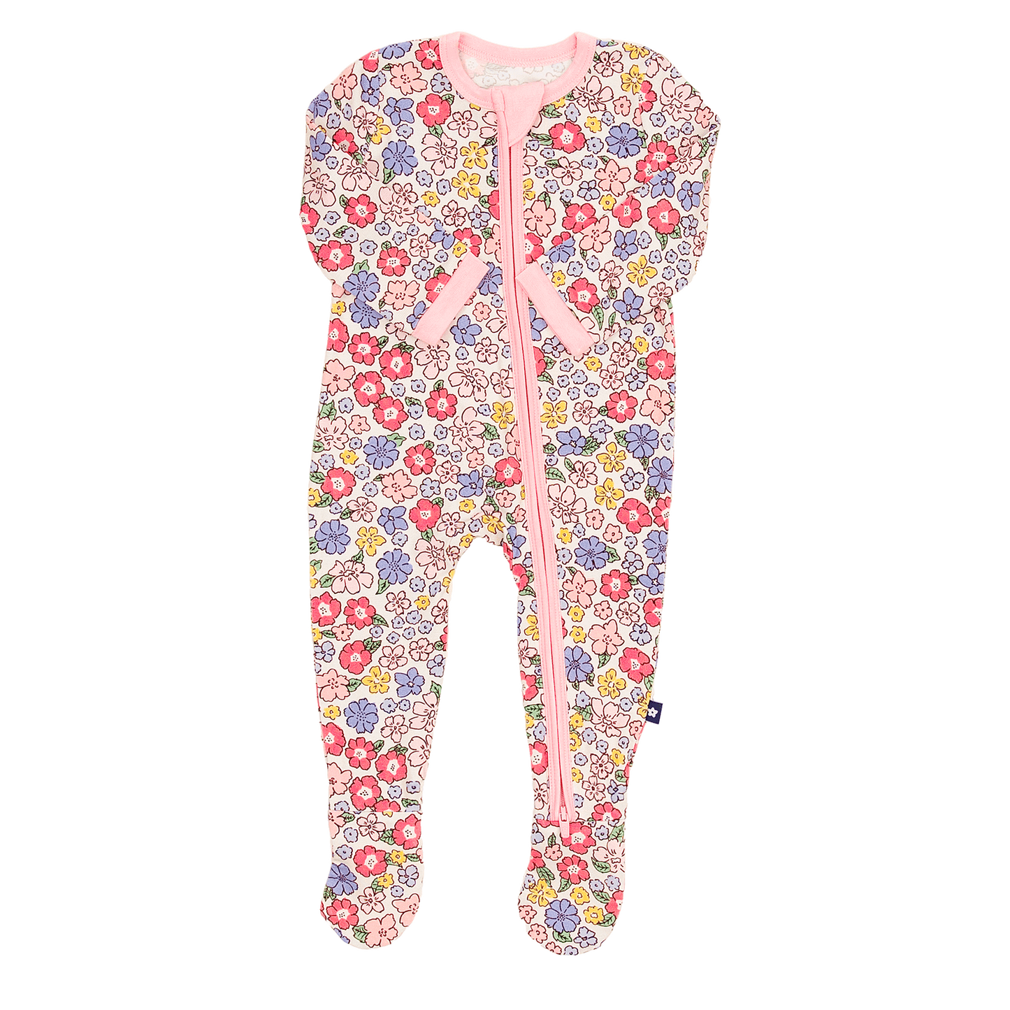 Zip Footie in Ditsy Delight