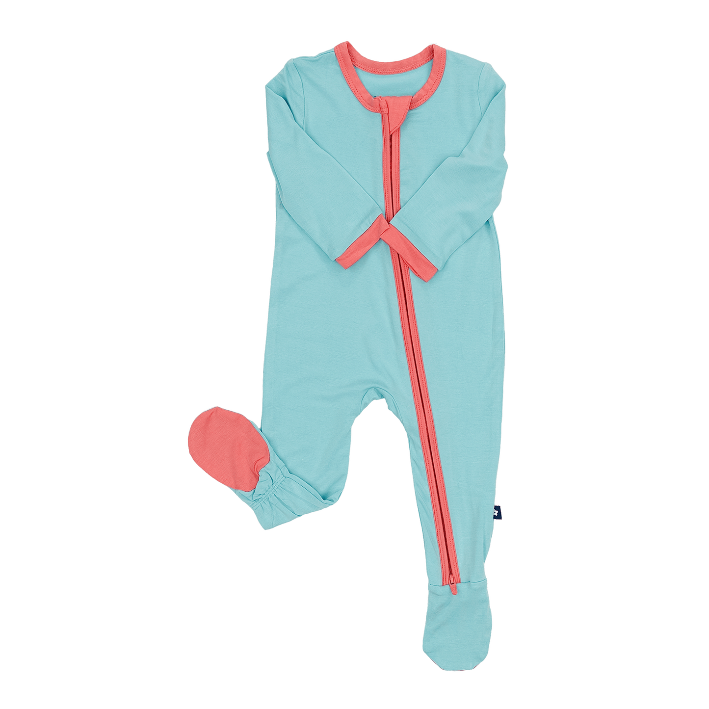 Limited Edition Zip Footie in Electric Blue