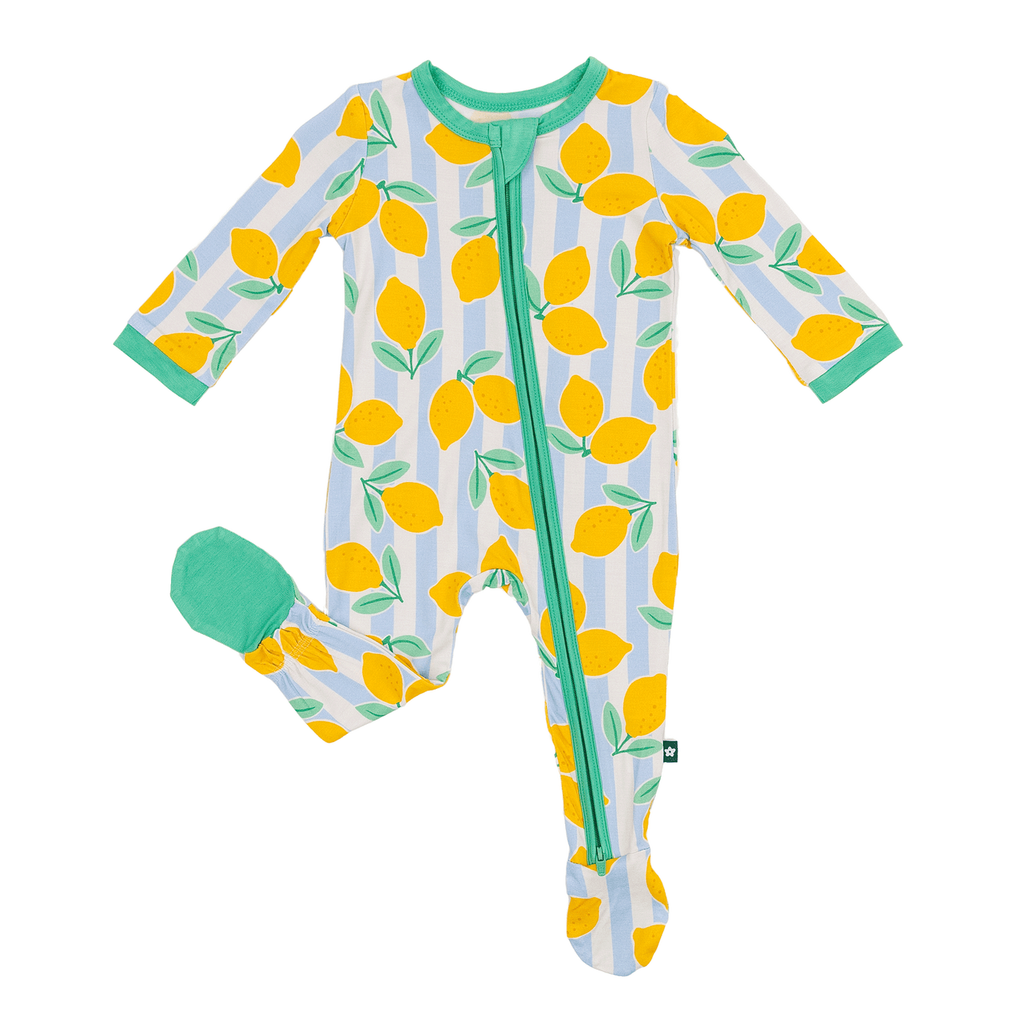 Zip Footie in Lemonade
