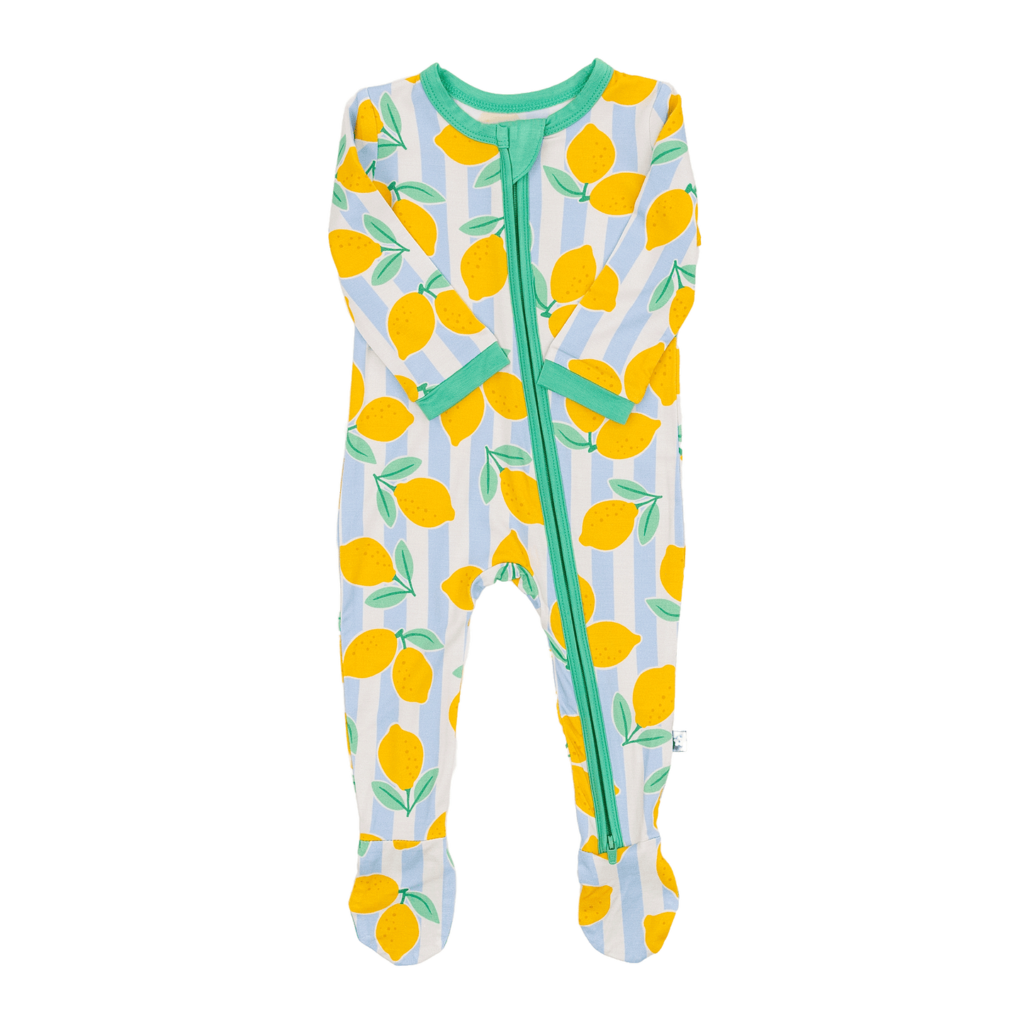 Zip Footie in Lemonade