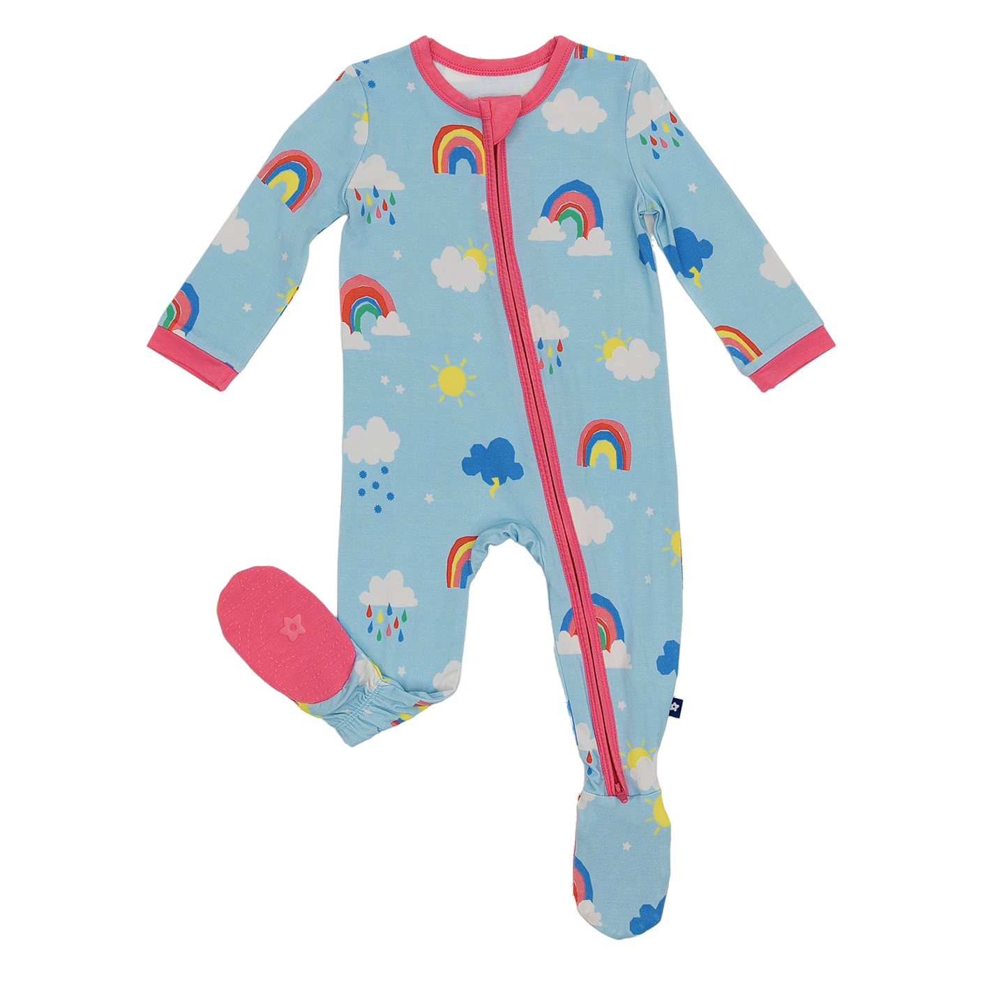 Zip Footie in Moody Weather