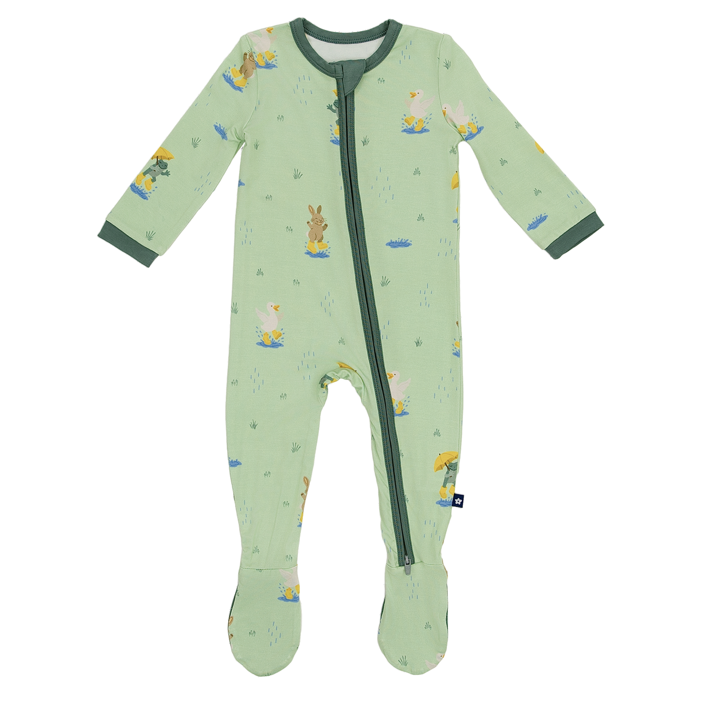 Zip Footie in Puddle Jumpers
