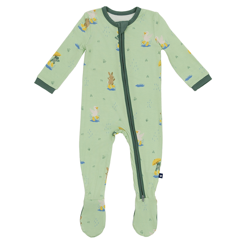 Zip Footie in Puddle Jumpers