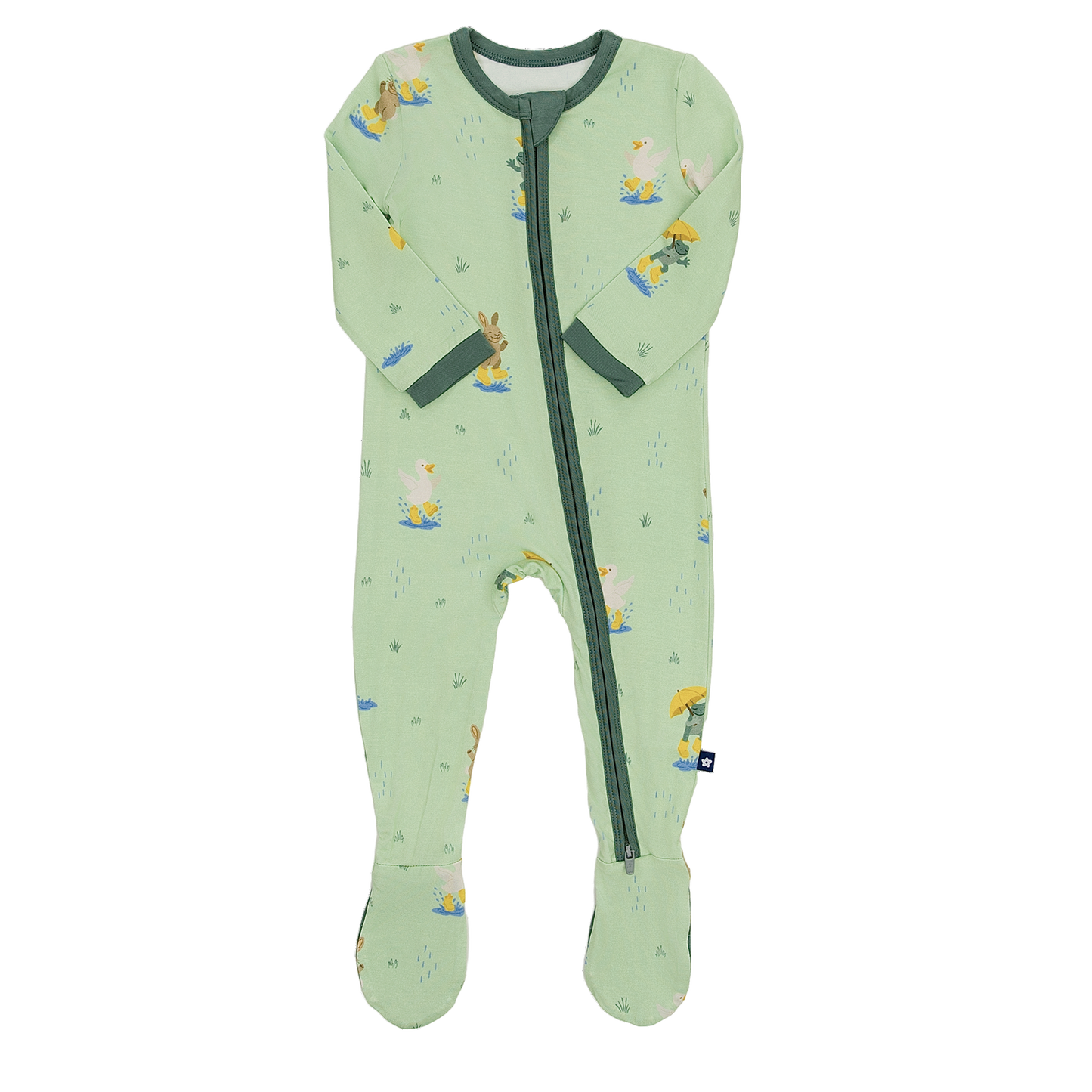 Zip Footie in Puddle Jumpers