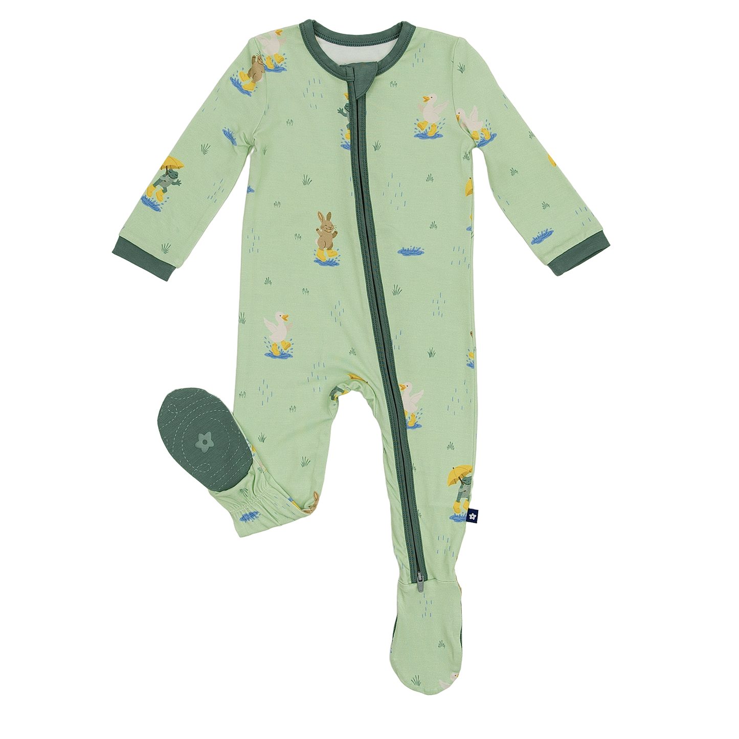 Zip Footie in Puddle Jumpers
