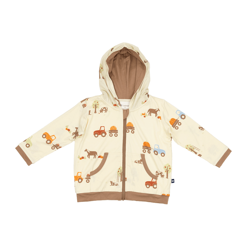 Zip Hoodie in Autumn Harvest