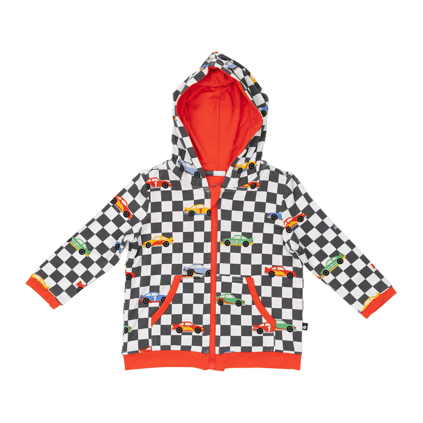 Zip Hoodie in Race Day