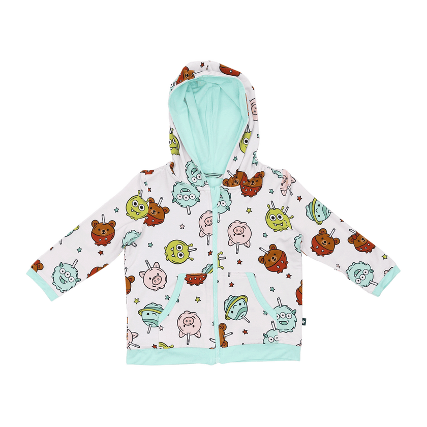 Zip Hoodie in Sweet Squad